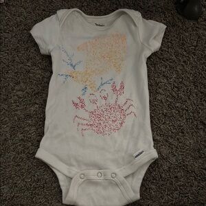 Carter's White and Red Bodysuit Collection